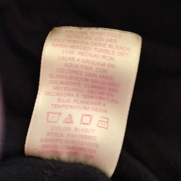 Faded Glory Black and Pink Athletic Shorts with Soft Fabric - Picture 4 of 6